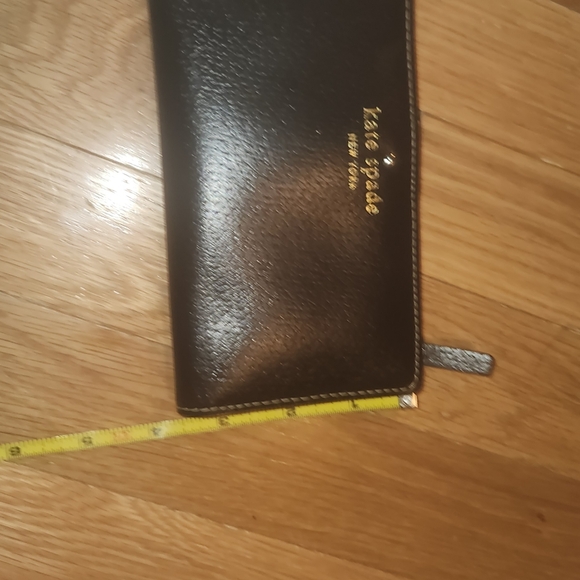 VINTAGE KATE SPADE BLACK WALLET STACEY GRANT STREET BIFOLD NICE SHAPE - Picture 15 of 16